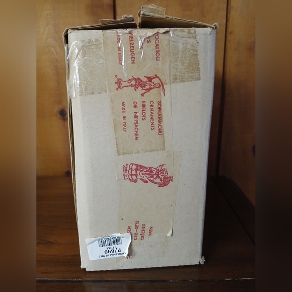 Vintage Italian Nativity Creche Manger Set - Picture 16 of 16